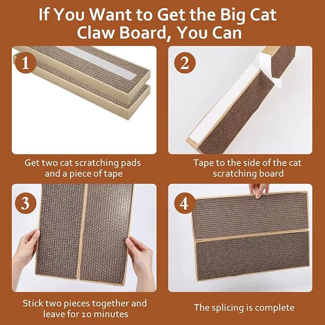 Foto 3 de 6 de HappyFreeSX Almohadilla para rascar para Gatos: rascador para Gatos y Gatitos de Interior