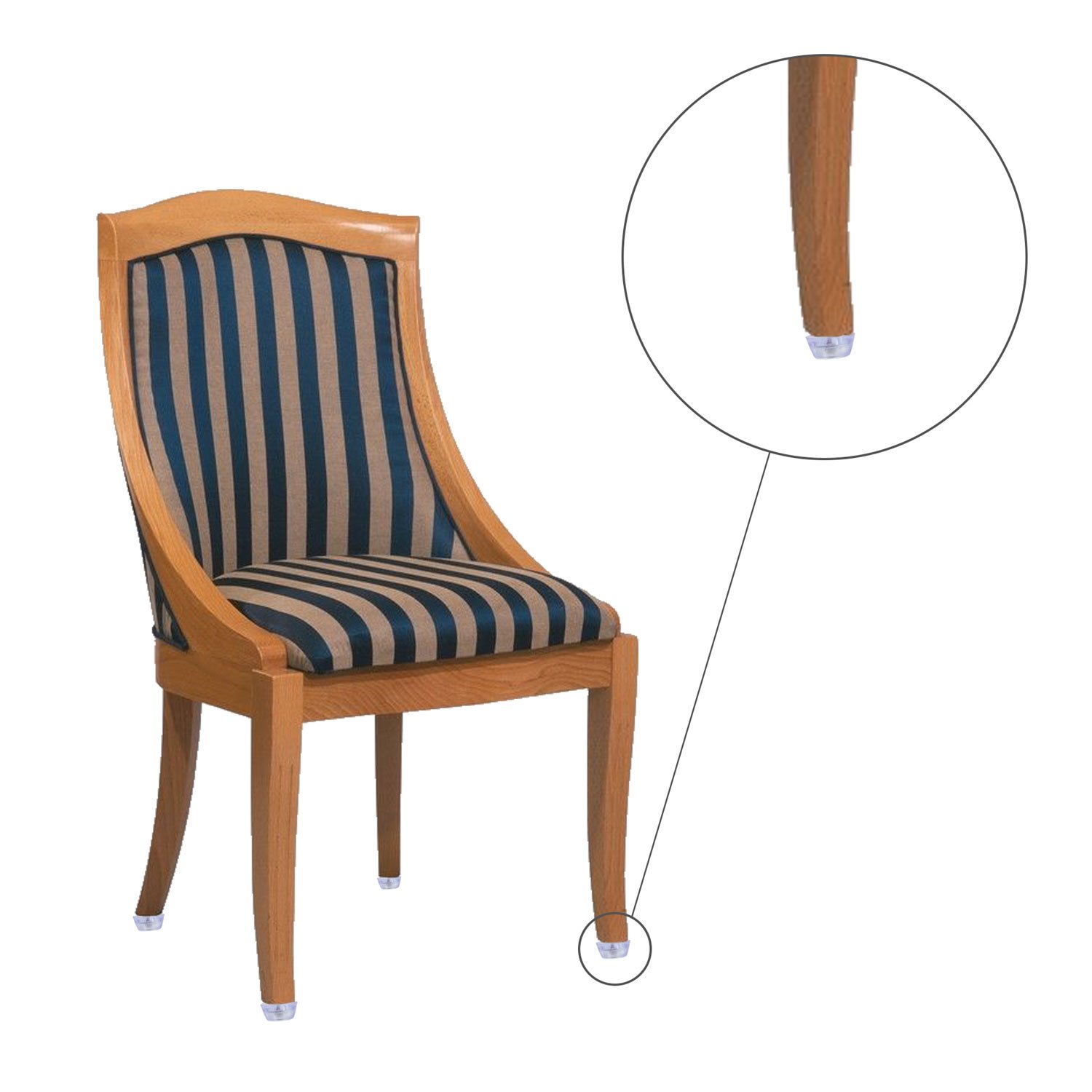 20pcs Round Furniture Pads ULIFESTAR PVC Wood Furniture Sliders Hardwood Floor Protectors Surface Protection for Chair Table Desk — view 5