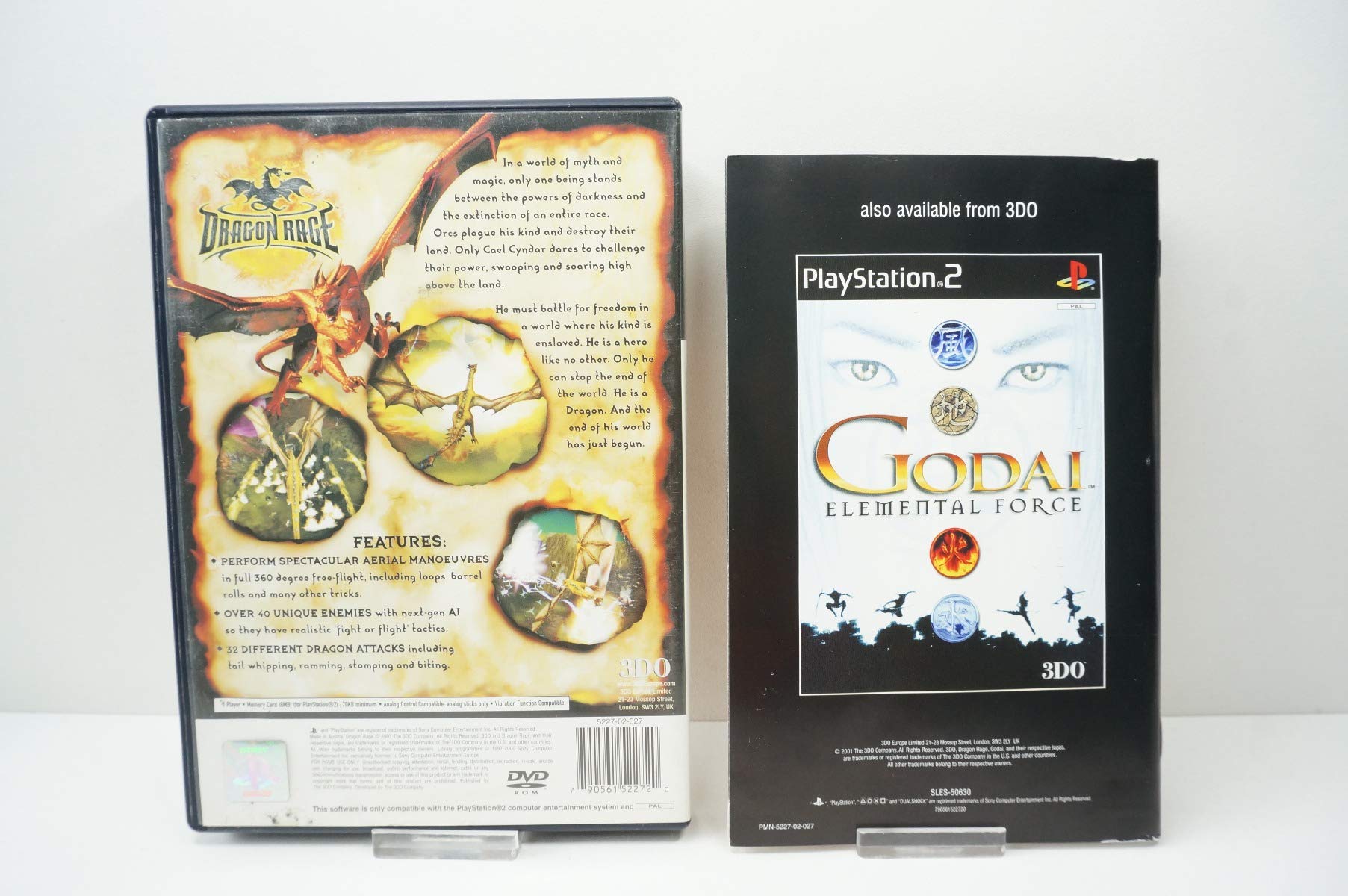 Jeu Dragon Rage PS2 – Édition PAL Complète Avec Manuel | Jeu D'action Aventure Rétro