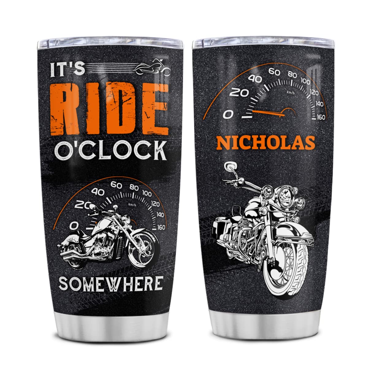 Wowcuigi Motorcycle Gifts For Men Personalized Motorcycle Tumbler