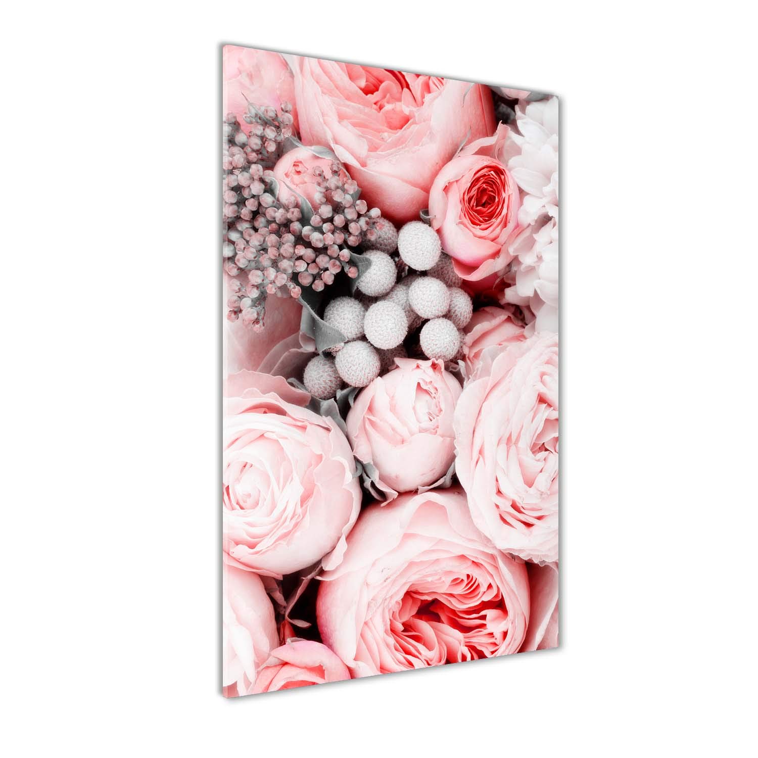 Tableau Sur Verre Acrylique Tulup Motif Fleur - Dimensions 120x60 Cm, Style Moderne, Neuf