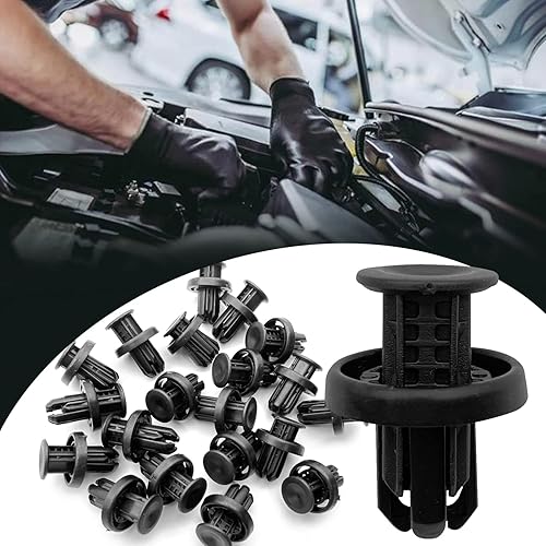 Miniatura 6 de 20 remaches de sujeción, cubierta de parachoques delantero trasero, rejilla de guardabarros debajo de la cubierta, clip de retención tipo empuje