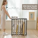 Art Canvas Storage Rack with Caster Wheels, Drying Painting Display Stands | Art Drying Rack for Drawing Boards, Panels, Frames, Printed Matter, Crafts Storage for Studio, Gallery, Artwork Exhibition