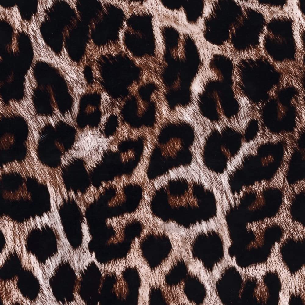 9.84" x 12" Heat Transfer Vinyl, 5 Pcs Leopard Cheetah Pattern Wild Animal Printing HTV Vinyl for T-Shirt Decoration DIY Craft