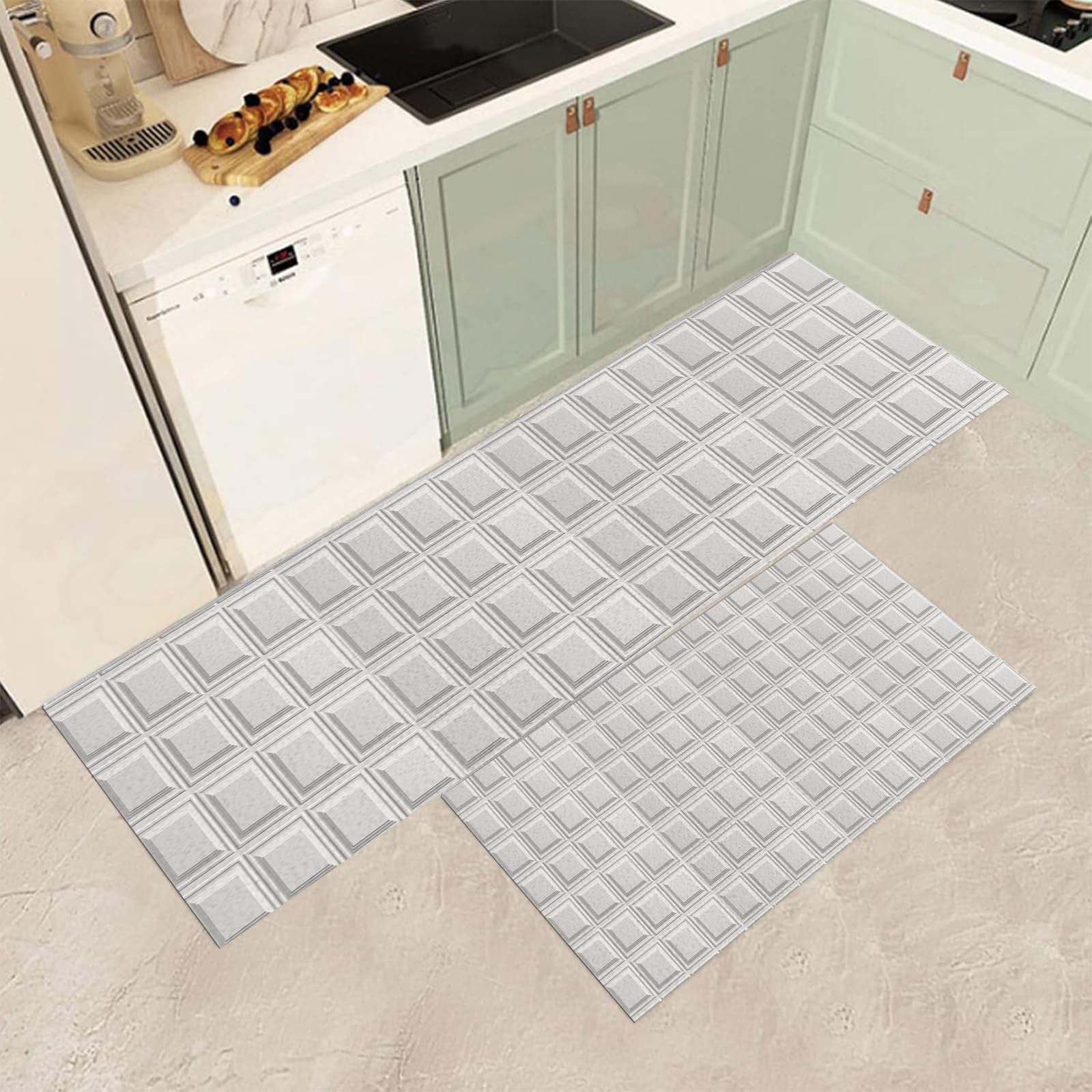 Alfombras de cocina lavables MGDIFYXAA antideslizantes para proteger suelos de grasa