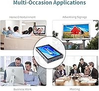 Vista 9 de HIGOLEPC Mini PC Windows 11 Pro, 8 GB RAM 128 GB EMMC, procesador Celeron J4125 (hasta 2.7 GHz), Mini Computadora con pantalla IPS, PC pequeña