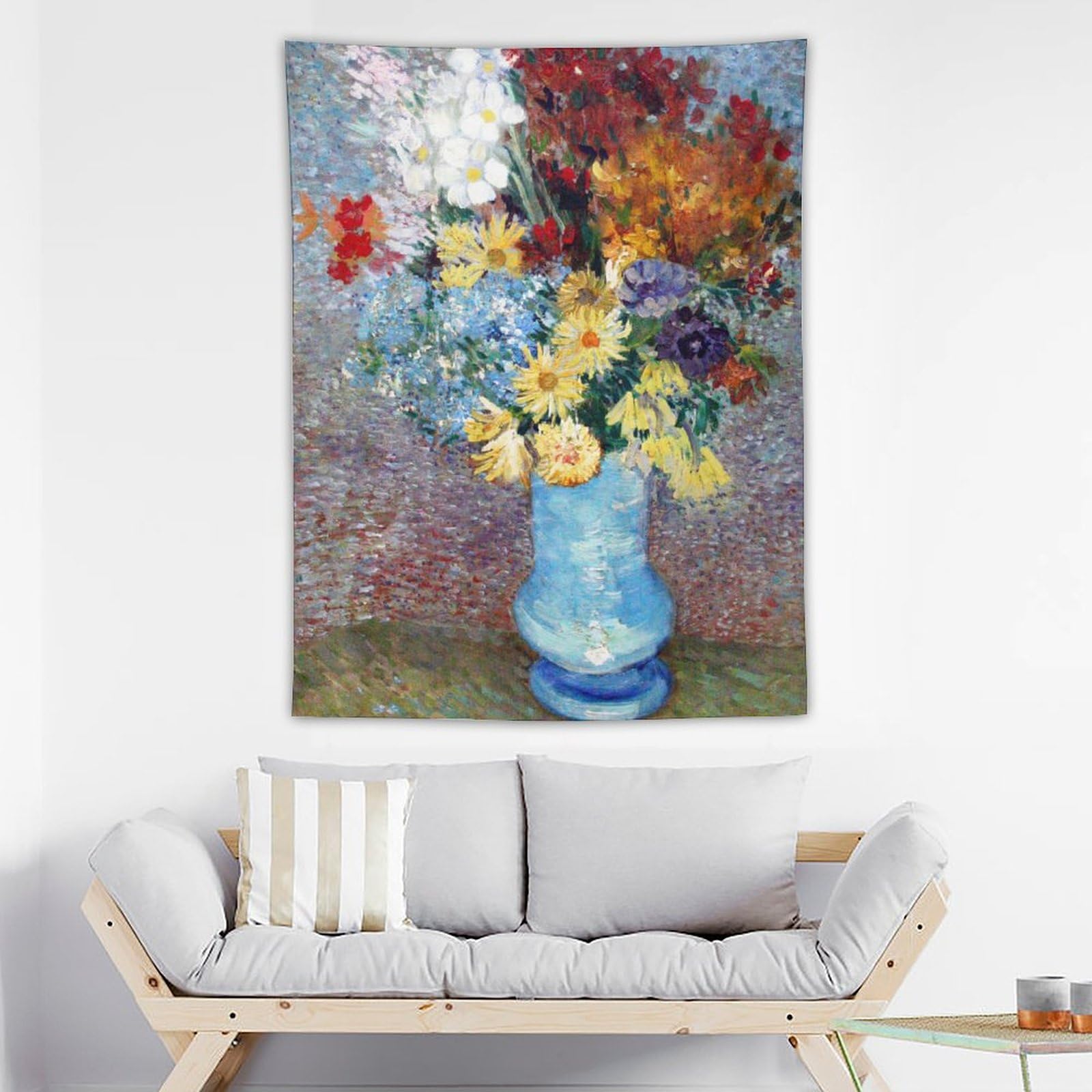 Amazon.co.jp: Van Gogh フィンセント ファン ゴッホ 『青い花瓶の花