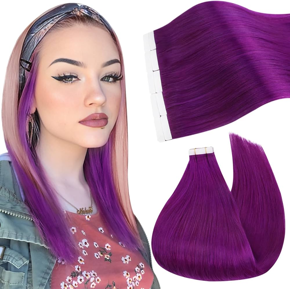 Glue in colored hair extensions Clearance