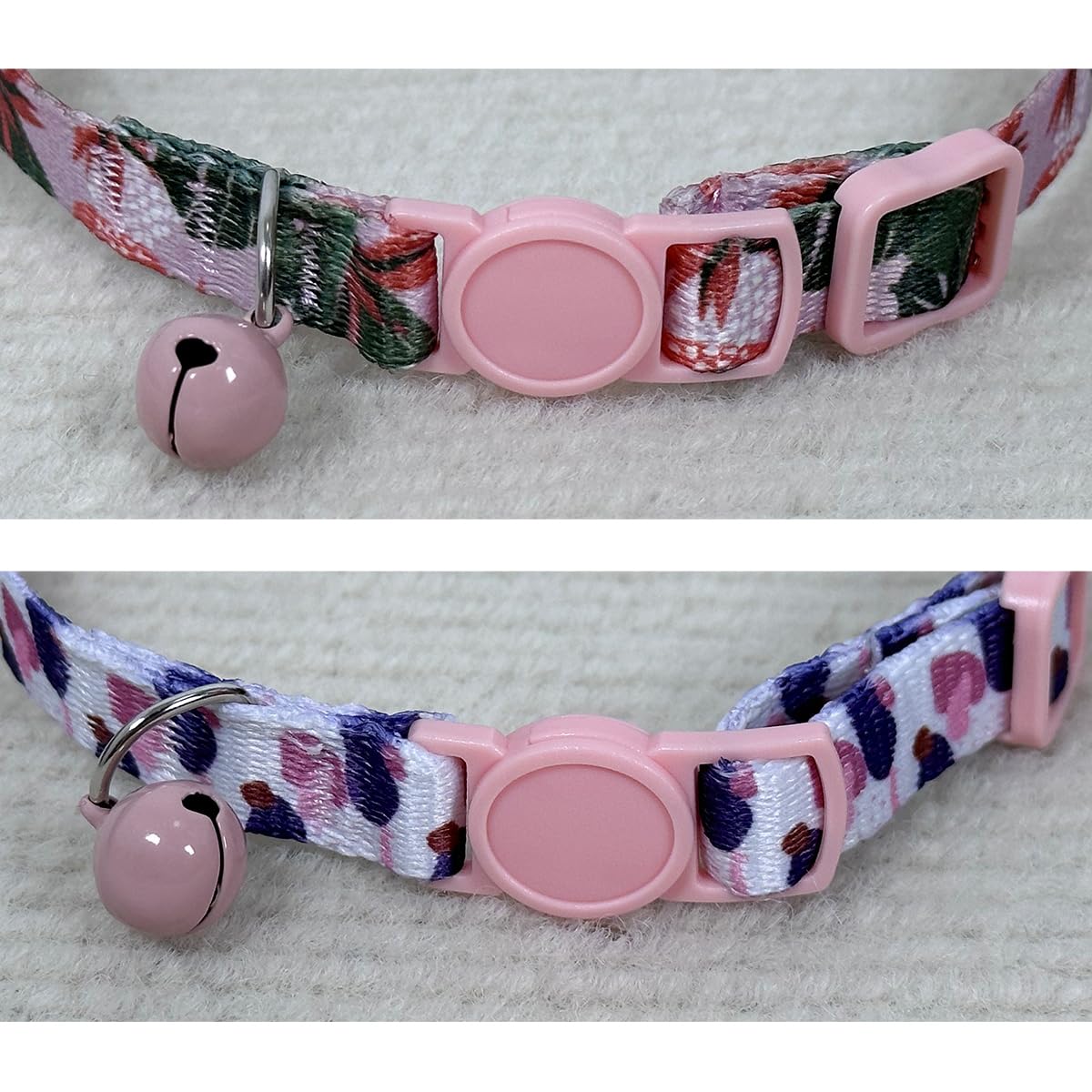 Katzenhalsband Mit Glocke Süßes Heiliges Für Haustiere Weihnachtsmuster