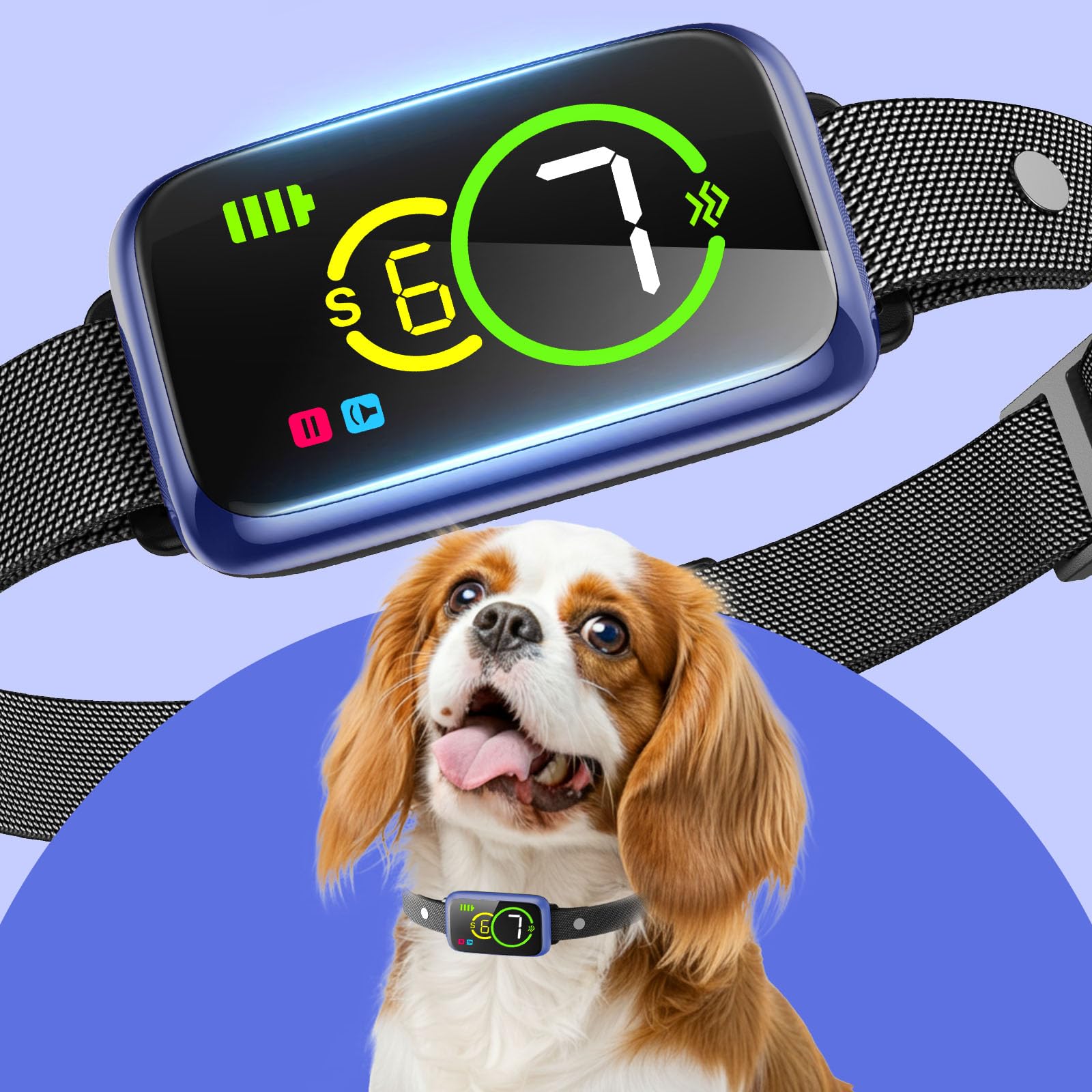 NQQHNN 1S Stop Barking Smart Dog Bark Collar