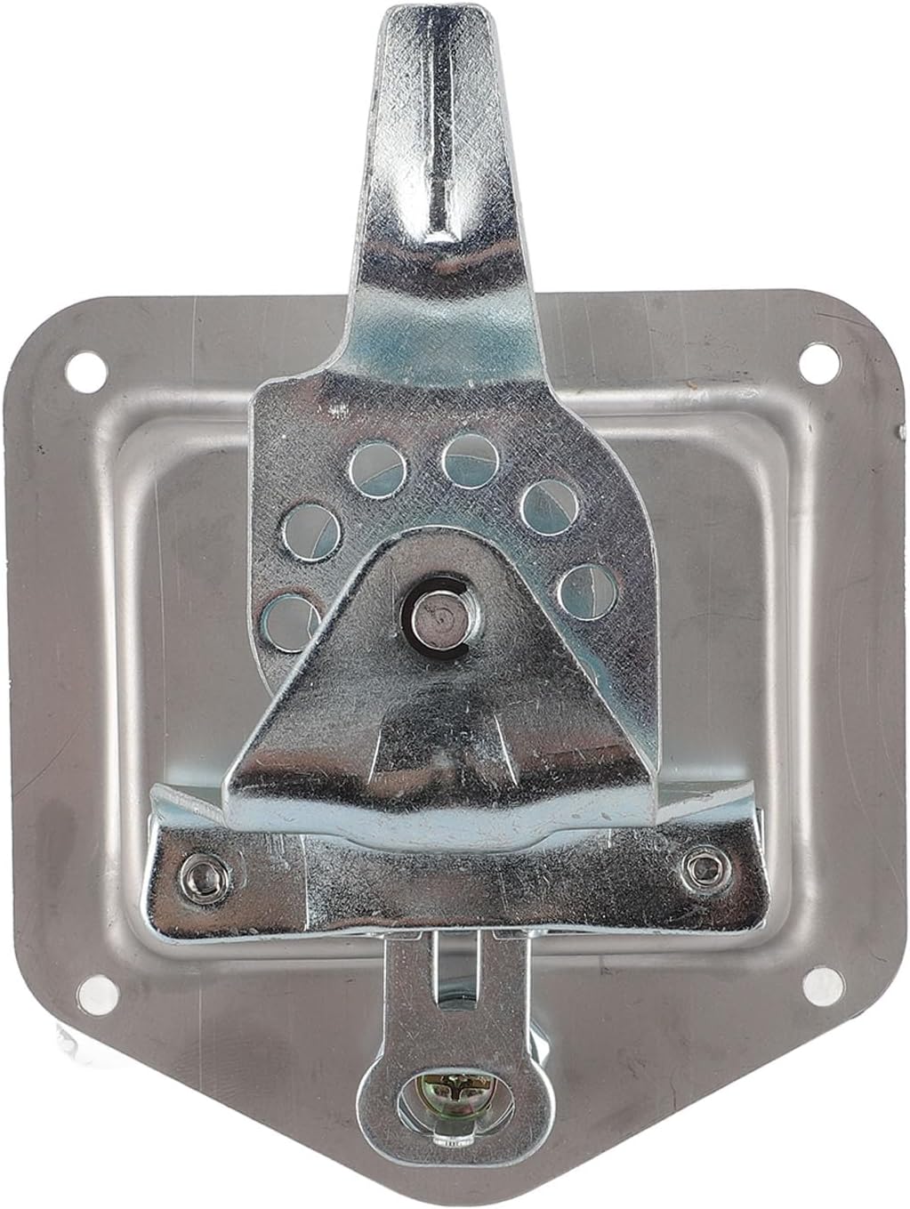 Stainless Steel Truck Tool Box Latch, Folding T Handle Lock for Toolbox and Cabinet, Rustproof Flush Mount Latch with Secure Locking Mechanism for Home Office Commercial Use