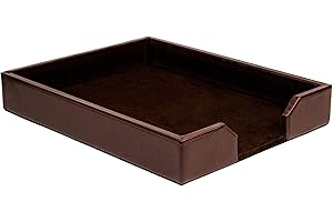 Dacasso 11x17 Paper Organizer: Upscale Desk Management for Office Professionals