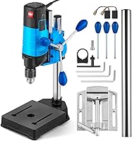 Bonvoisin Mini Benchtop Drill Press 1200W - 6 Variable Speeds up to 2800RPM for Wood Metal Crafts Home Workshop