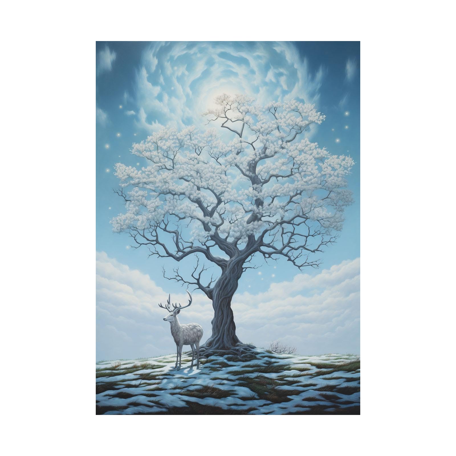 Tableau decoration murale abstrait 70x90cm pour sublimer le salon