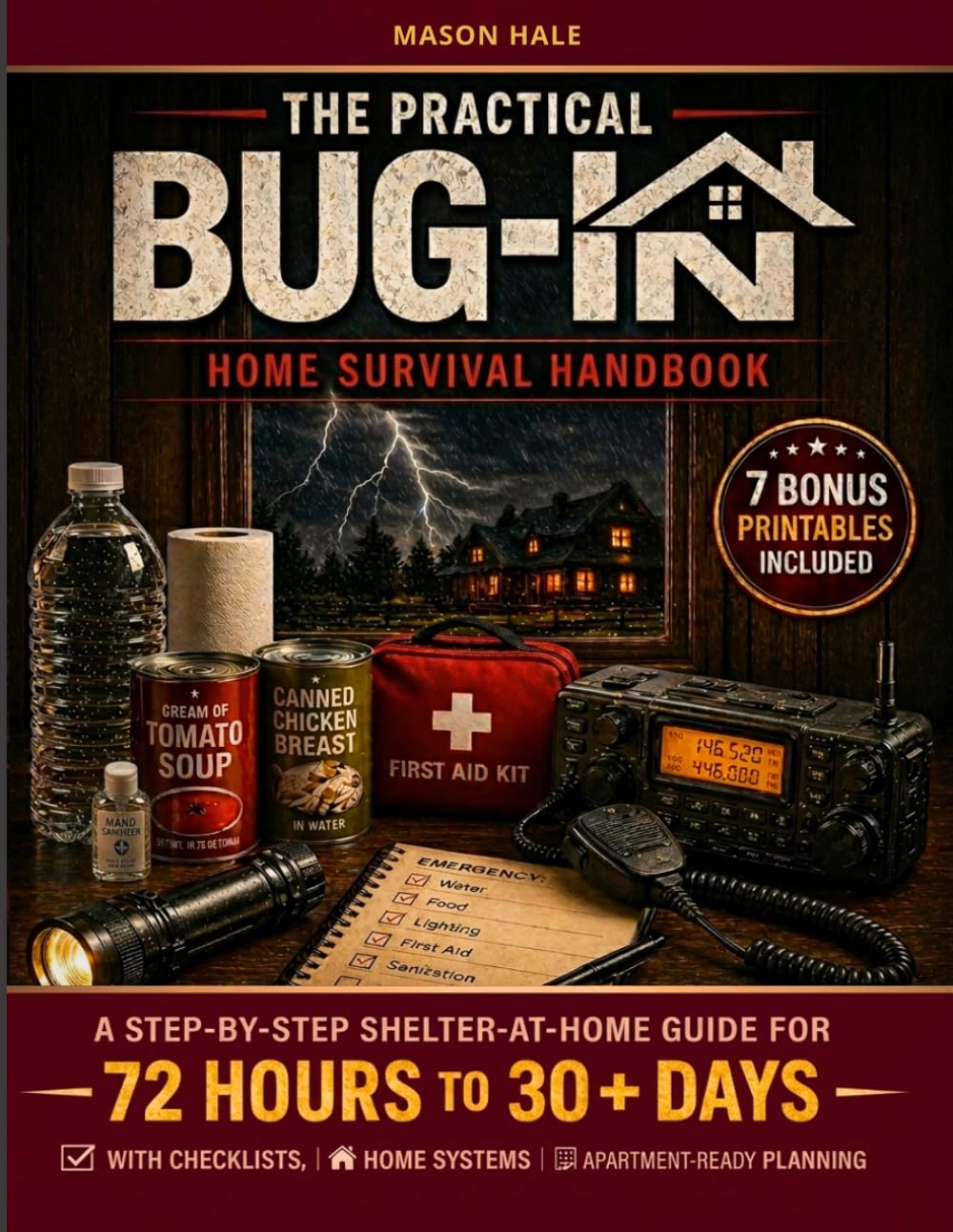THE PRACTICAL BUG-IN HOME SURVIVAL HANDBOOK: A step-by-step shelter-at-home guide for 72 hours to 30+ days—with checklists, home systems, and apartment-ready planning