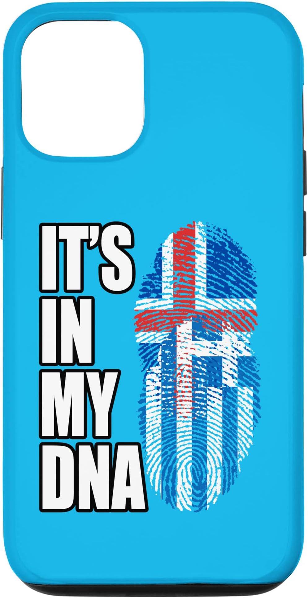 iPhone 12/12 Pro Greek And Icelandic Mix DNA Flag Heritage Case
