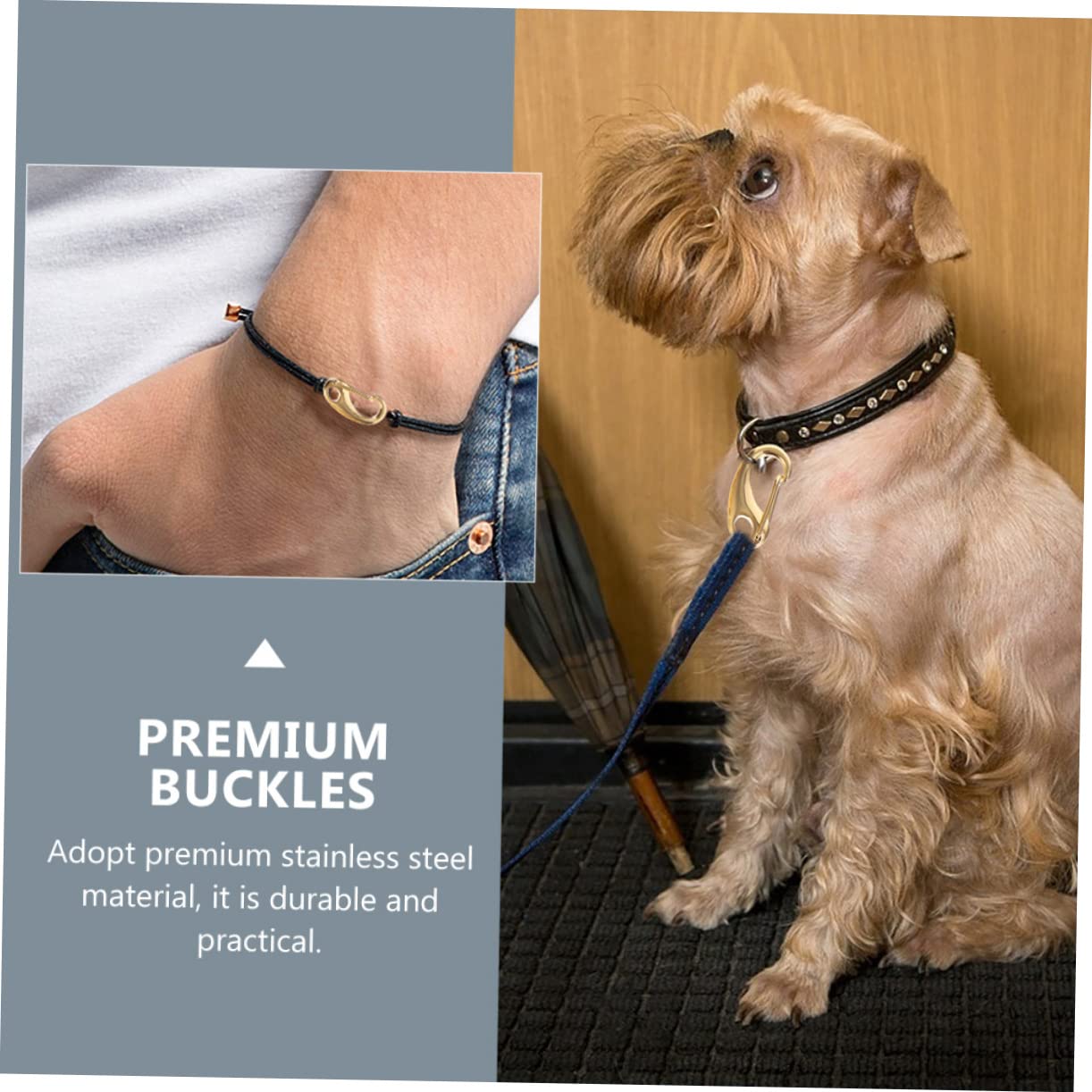 TEHAUX 2juegos De Ganchos De Langosta Inoxidable Para Joyería Gancho y Anillos De Para Collar Pulsera y Artesanías