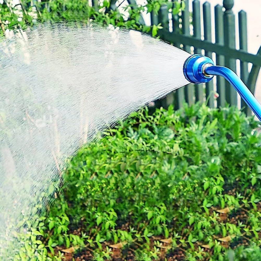 Baguette d'arrosage de jardin à 1000 trous avec contrôle du pouce, buse de pulvérisation en aluminium de 60 cm pour suspendre des paniers de plantes, arbustes, plates-bandes, pelouses