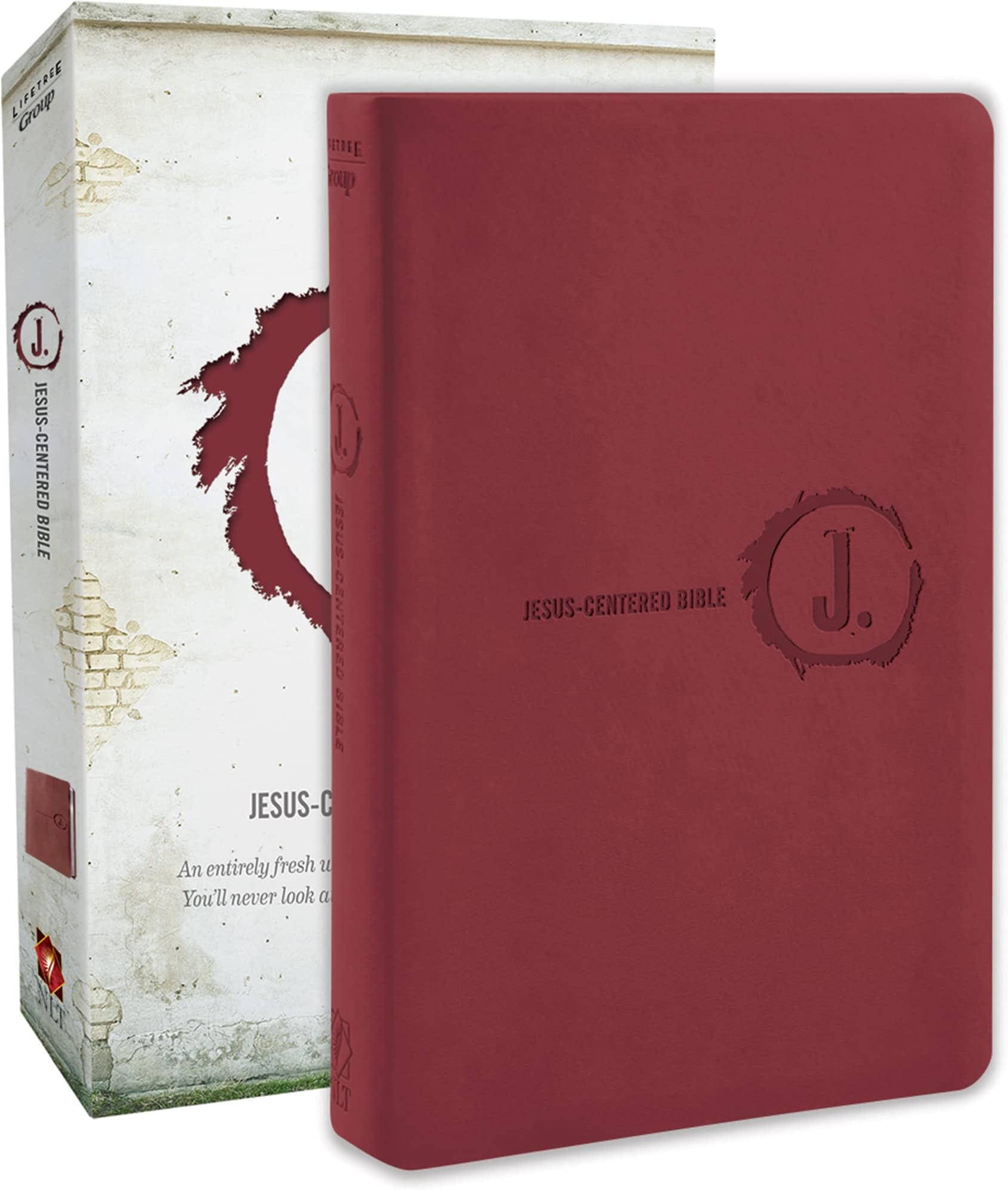 NLT Jesus-Centered Bible, Cranberry