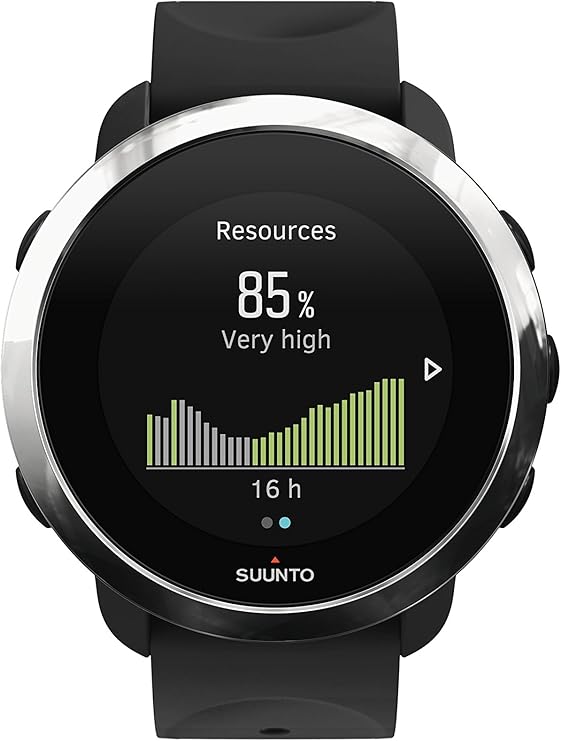 Suunto 3 Fitness Tracker Sports Watch, Black Sports
