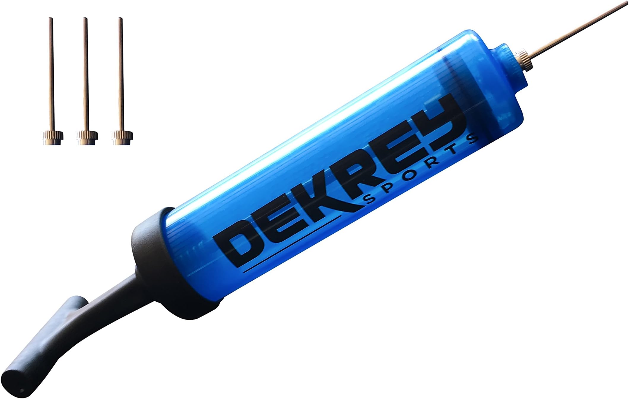 DeKe Sports 8-Inch Ball Pump for Any Sports Ball, Soccer Ball, Football, Volleyball, Basketball