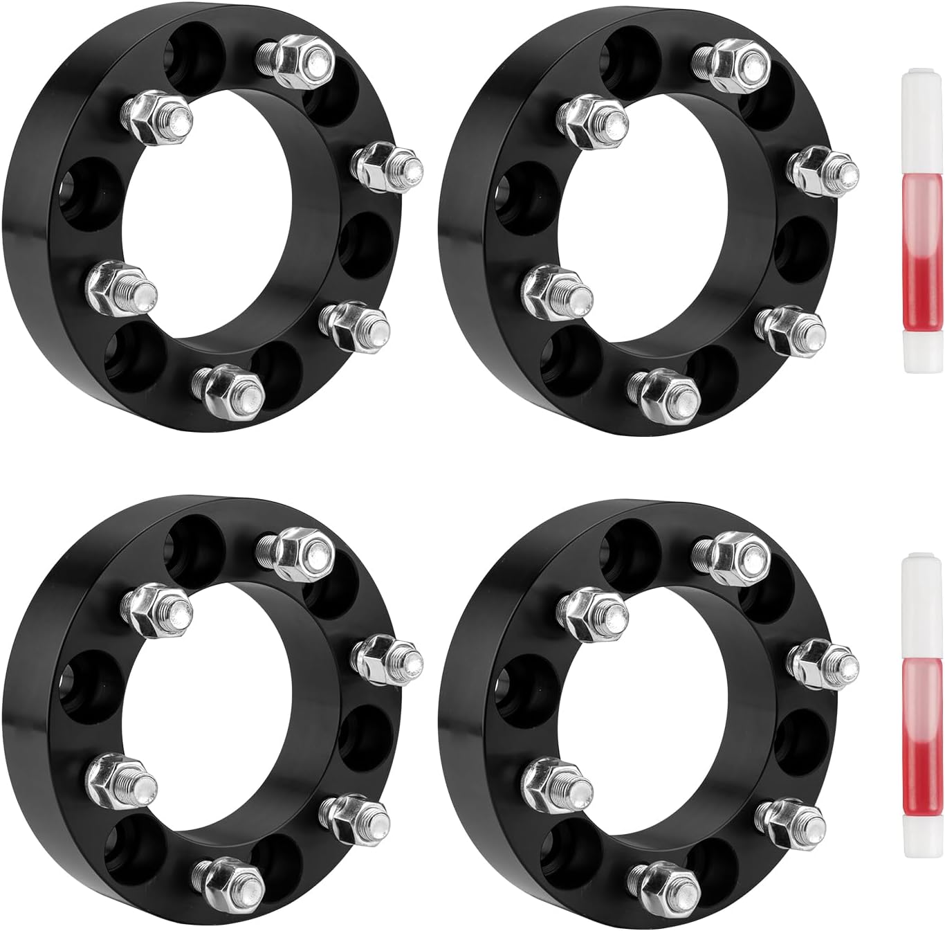 6x139.7mm to 6x135mm Wheel Spacers, 1.5" Wheel Adpaters with Hub Centric,108mm Center Bore M14x1.5 Studs Adapters Fits for Cad-illac Escalade Avalanche 1500 Tahoe GM-C Sierra 1500 Yukon,4pcs