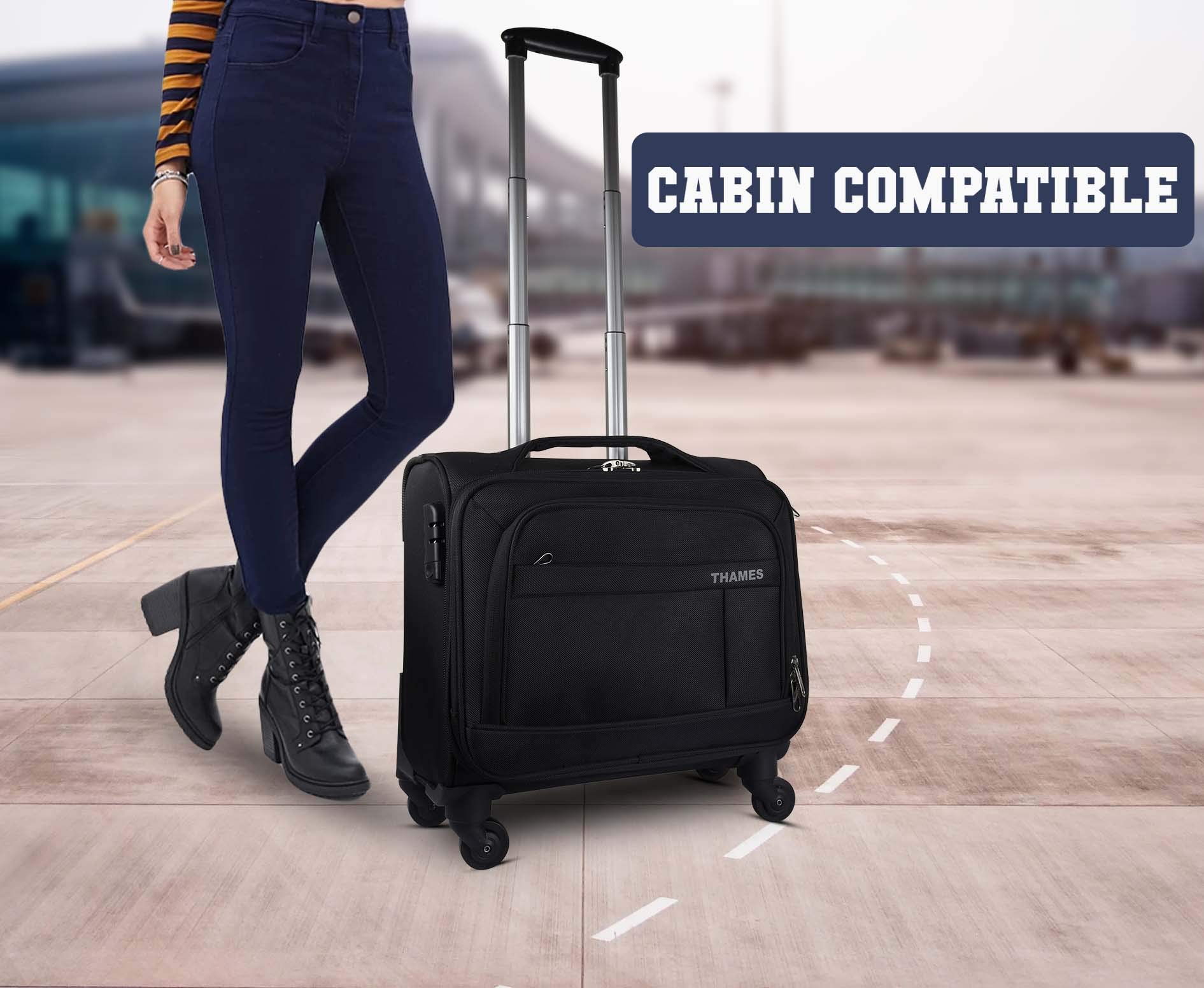 Telescopic Handle Thames Trolley Bags Thames Polyester Travel