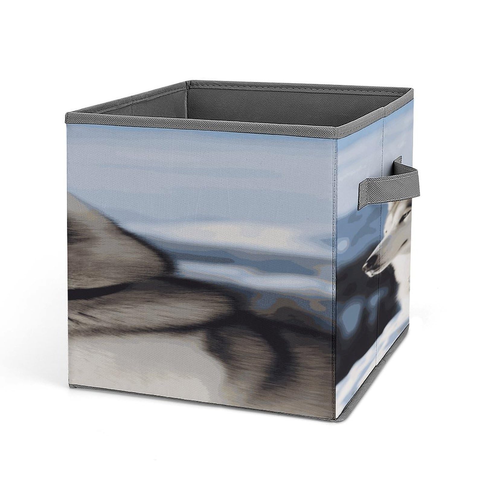 Fekiloot Style Husky Dogs Storage Bins Storage Baskets
