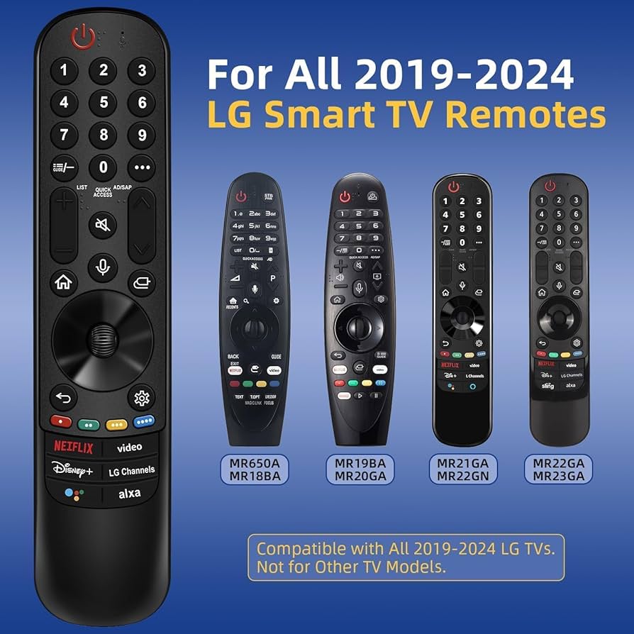 Amazon.com: Replacement for LG TV Remote, for All 2019-2024