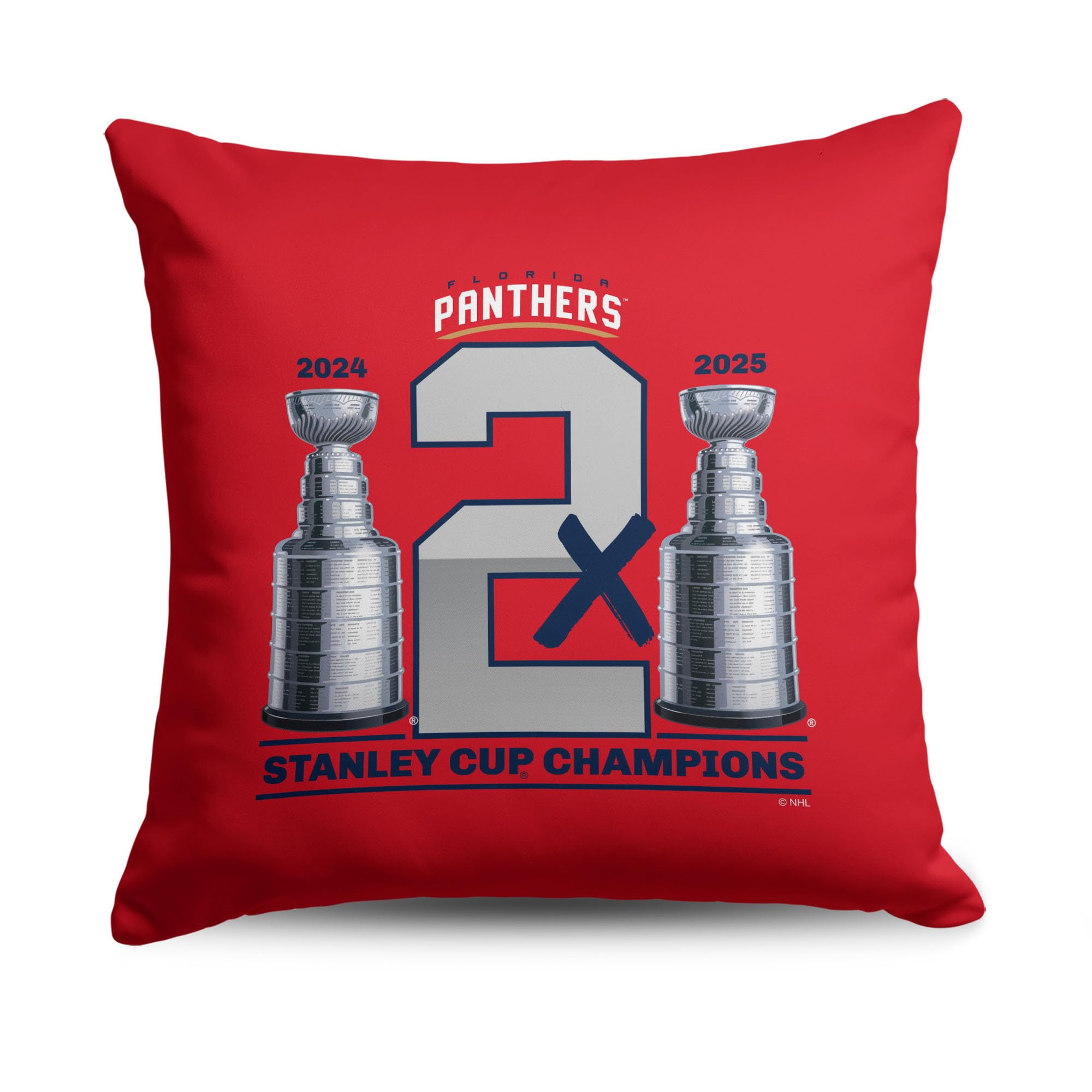 Northwest Florida Panthers NHL Stanley Cup Champions Stake Throw Pillow 18 x 18 Inches Soft Plush Decorative Cushion