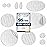 aZengear Repair Patches for Jackets, Tent, Shoe Toe, Air Mattress, Inflatables, PVC Gear - Waterproof, Self-Adhesive, Tear-Cold-Heat-Resistant, Down Puffer Coat (11 Pcs, Clear)