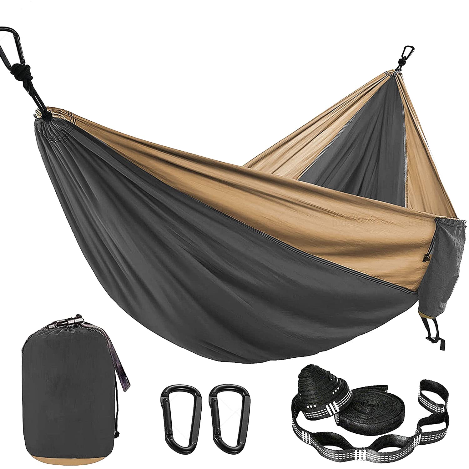 Camping doble hamaca de ocio sofá supervivencia jardín dormir silla viaje colgante cama al aire libre paracaídas muebles columpio hamaca