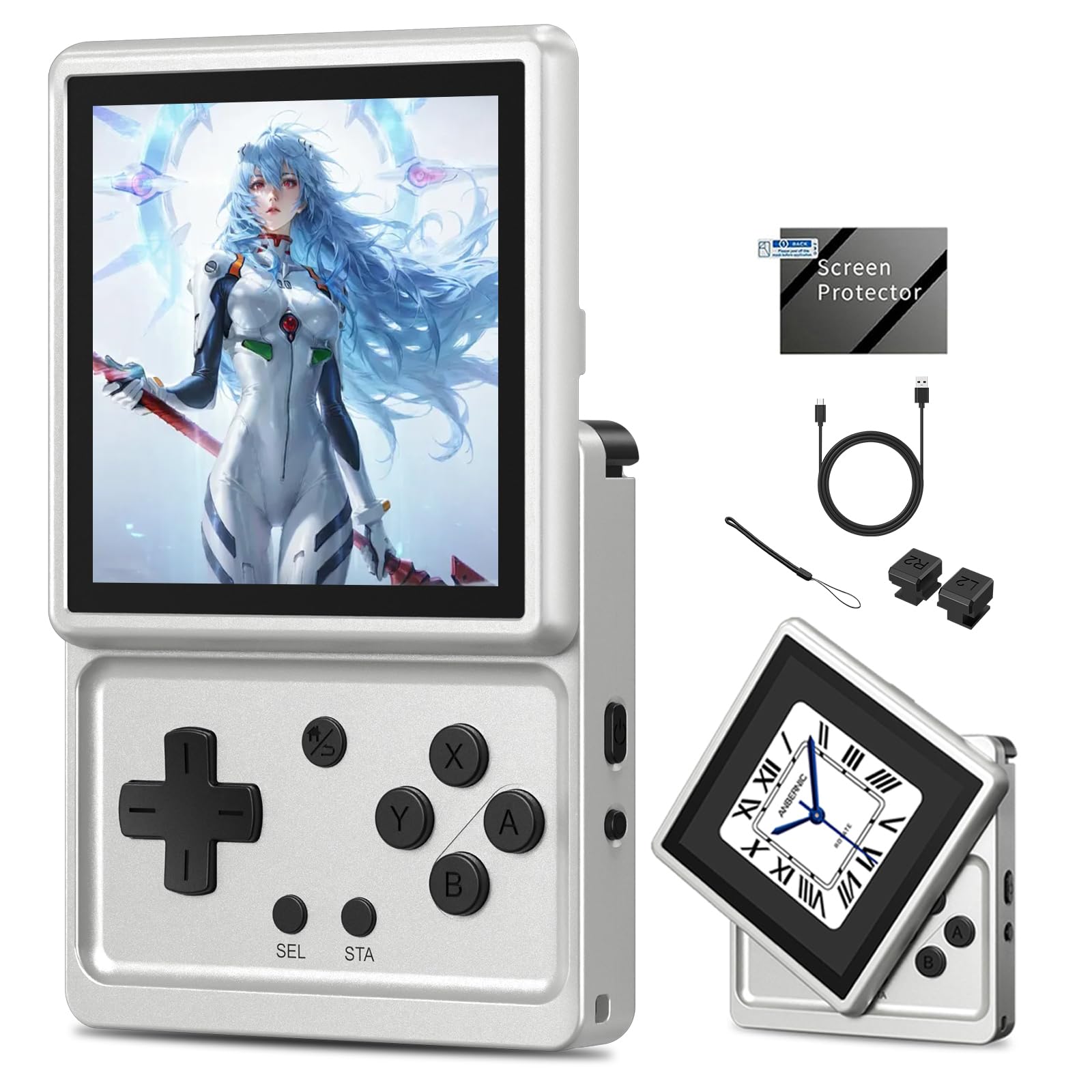 Buy Anbernic RG Rotate Handheld Game Console-3.5 Inch 360° Swivel