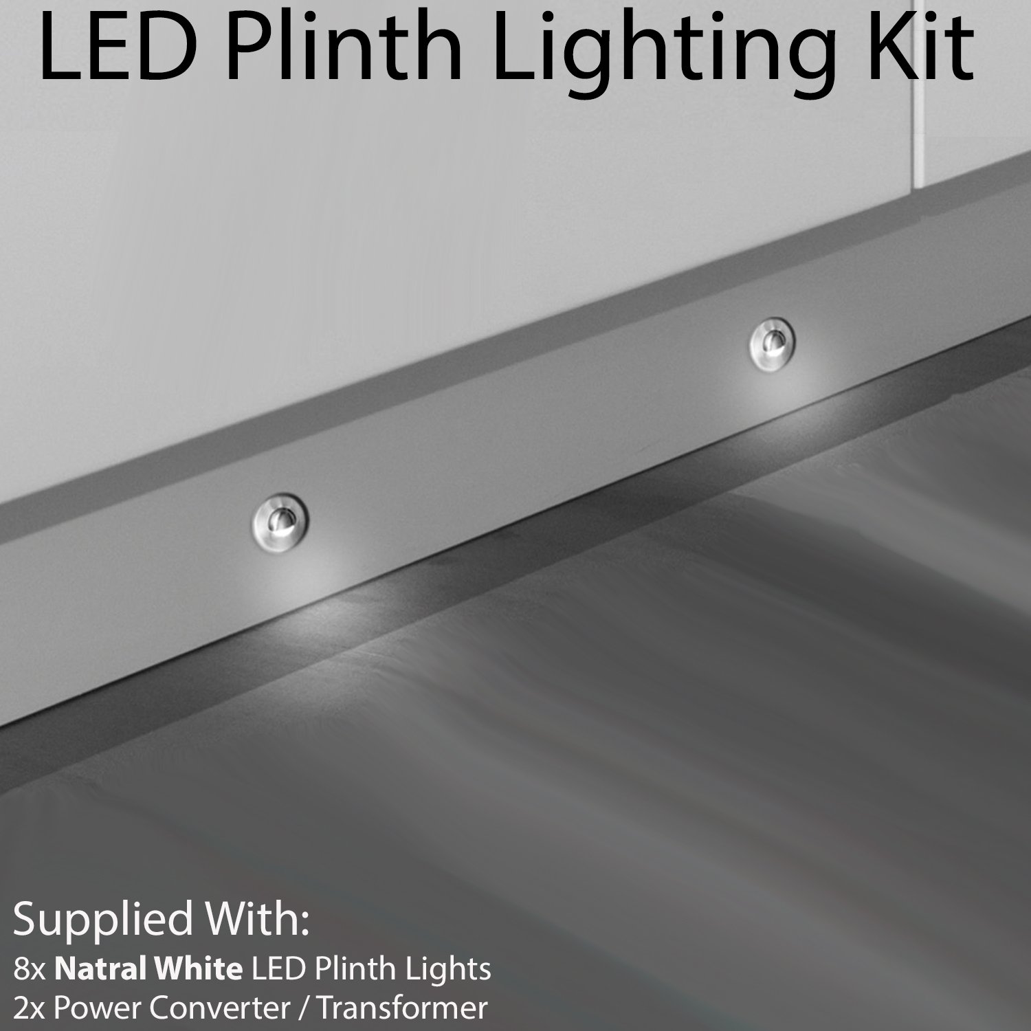 2 Pack, Metallic, 8x Eyelid Round Plinth Lights - Image 4