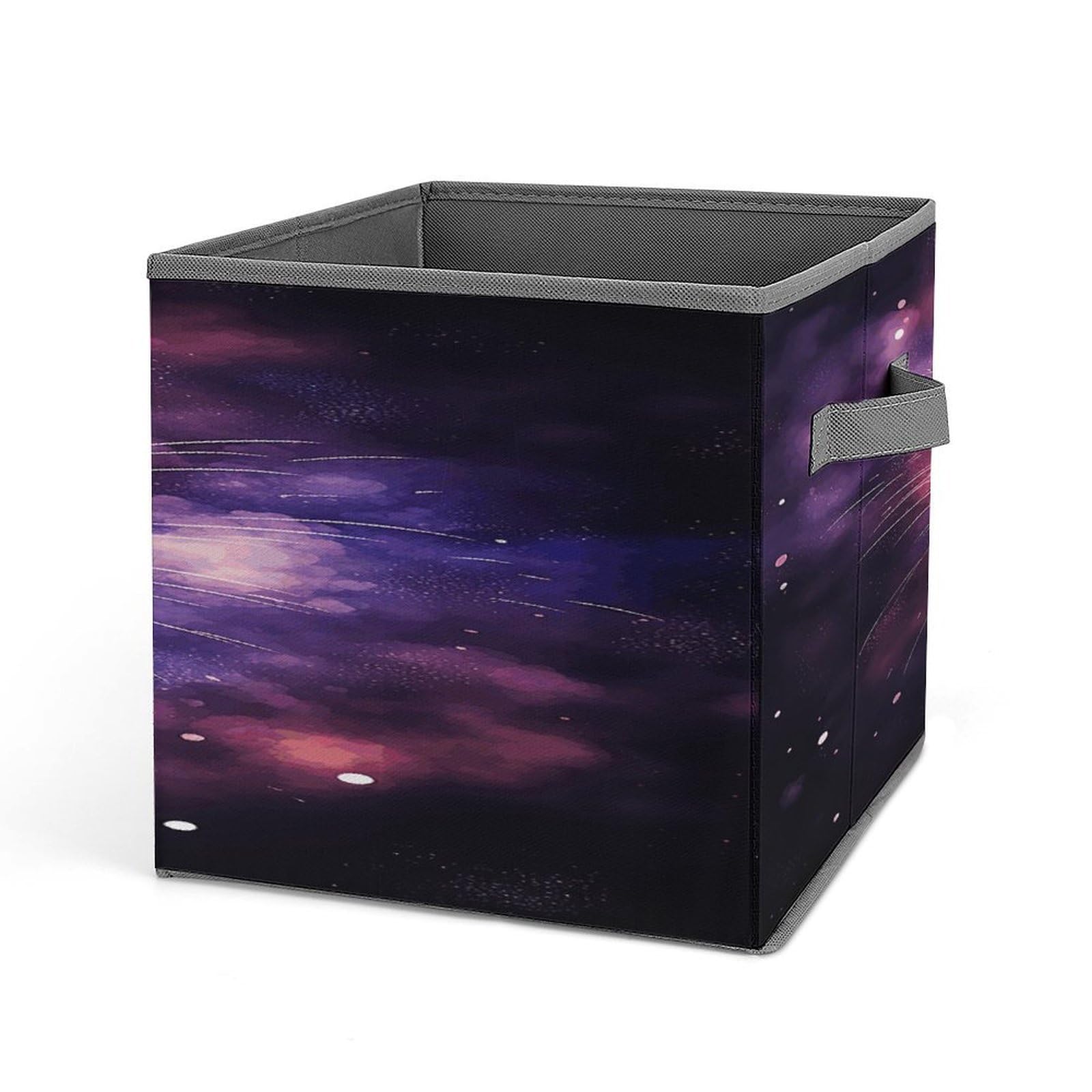 Fodpand Style Exploding Fireworks Storage Cubes Foldable Decorative Fabric, Storage Bins Baskets With Handles, Closet Organizers And Storage For Home, Office,Closet, Clothes