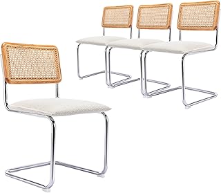 ONEVOG Rattan Dining Chairs with Cane Backres...,
