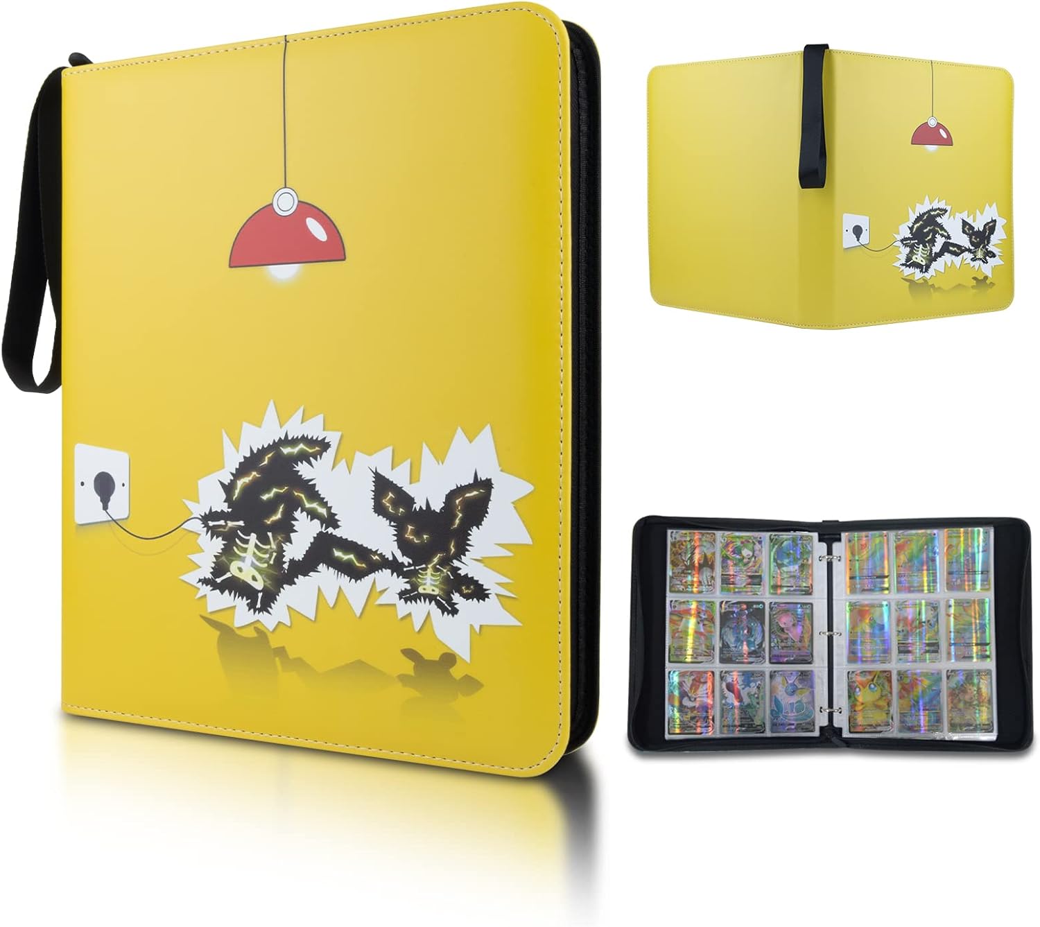 Trading Card Binder, Game Cards Binder, 50PCS Trading Card Binder 9