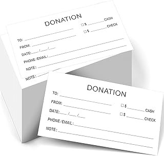 Honoson 500 Pcs Donation Currency Check Envelope Church Offering Gummed Seal Envelopes Tithe Donation My Contribution Bill Church Contribution for Tithes Offerings Religious 6 1/2"by 3 5/8" (White)