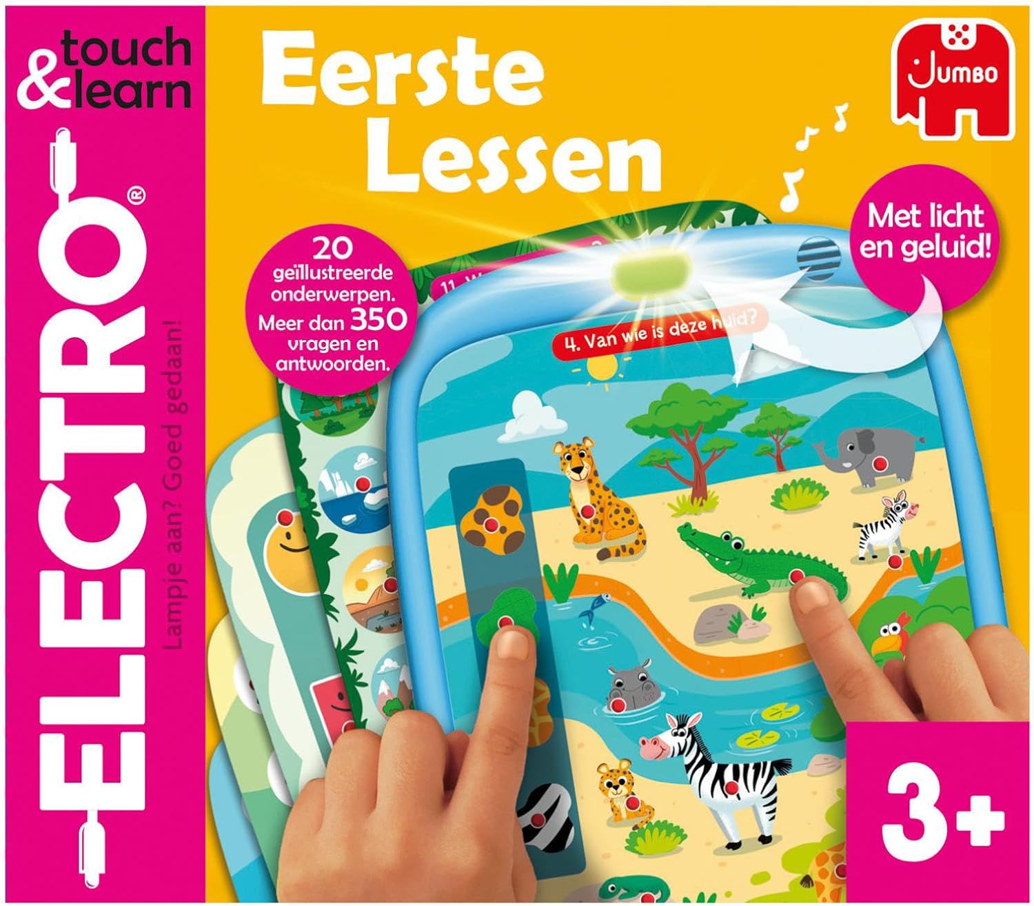 Electro, Touch & Learn, First Lessons, Educational Toy, from 3 Years, Easy to Carry