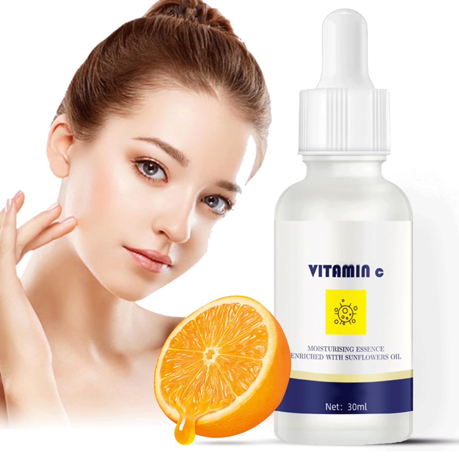 Vitamin C Serum For Face Serum with Hyaluronic Acid & Niacinamide Serum 7%,Anti-Aging Face Serum Skincare for Anti-Wrinkle,Firming, Acne, Dark Spots, Sun Damage, Antioxidation, 30ml