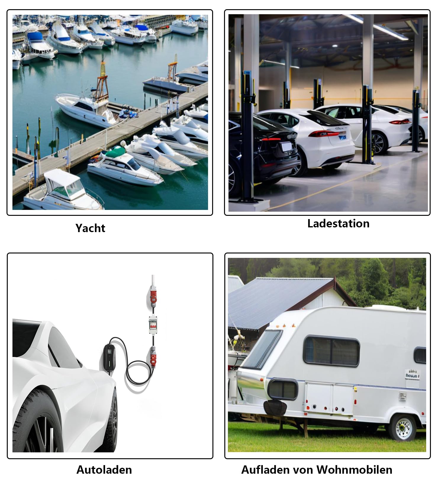 CEE Adaptateur 32A vers 16A avec disjoncteur,Adaptateur CEE Courant Fort couplage, rallonge cuivre Pur 5 pôles 400V,IP44 étanche Prise,pour Caravane,Famille，Industrie，Camping Car etc.