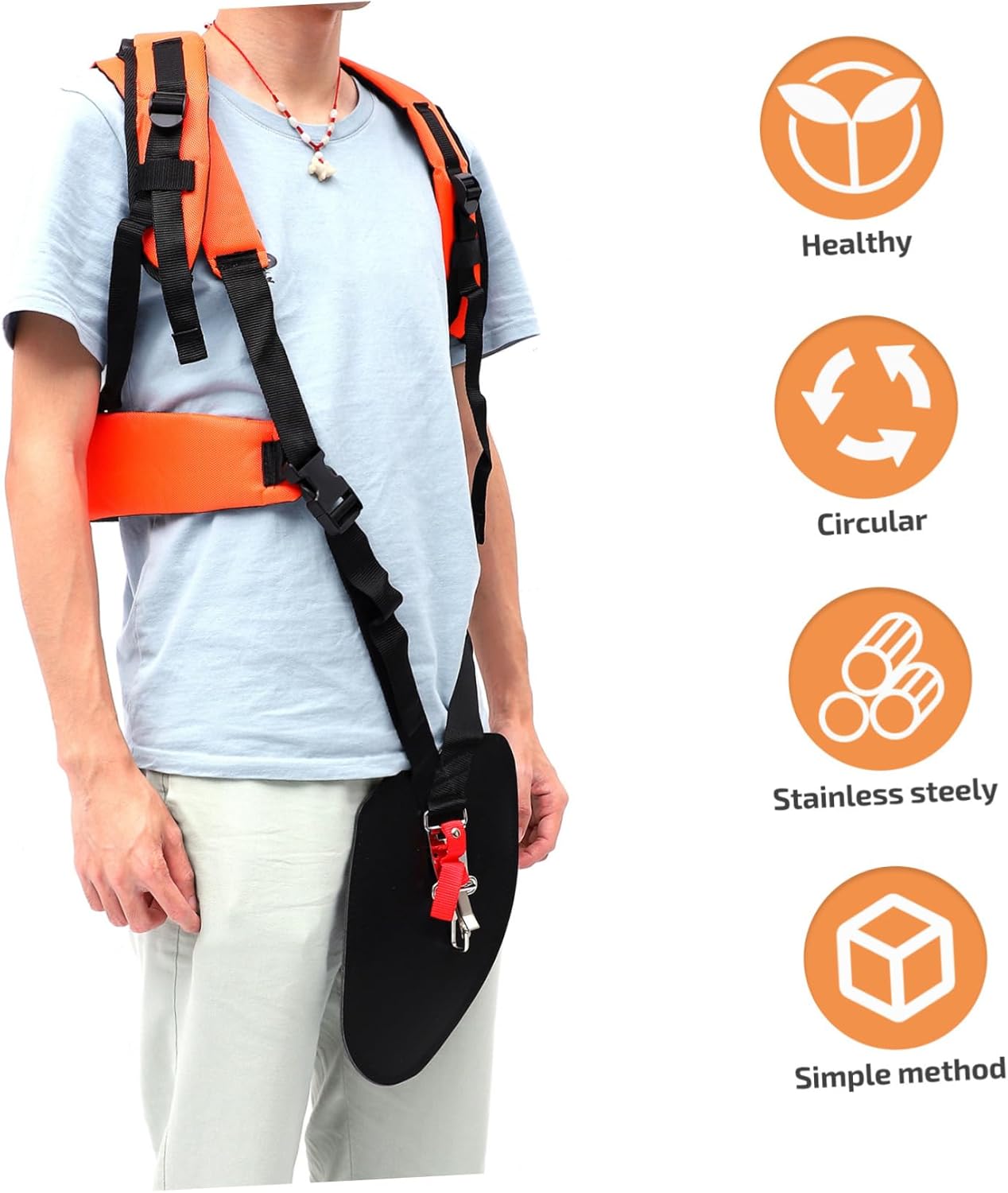 2pcs Padded Shoulder Strap for Trimmers and Lawn Mowers Comfortable Design for Easy Use for Gardening and Work