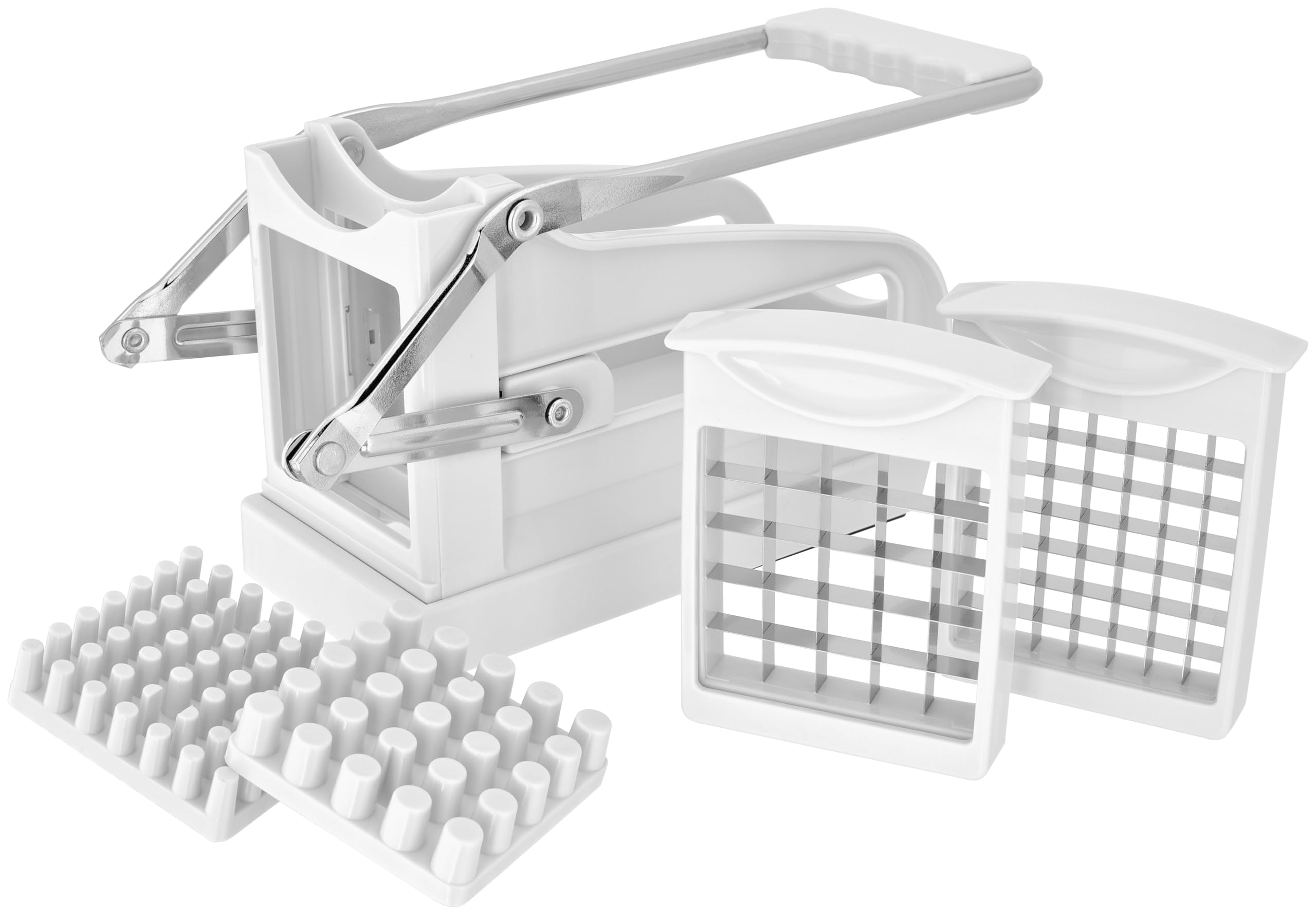 Judge Potato Chipper with 2 Cutters, White