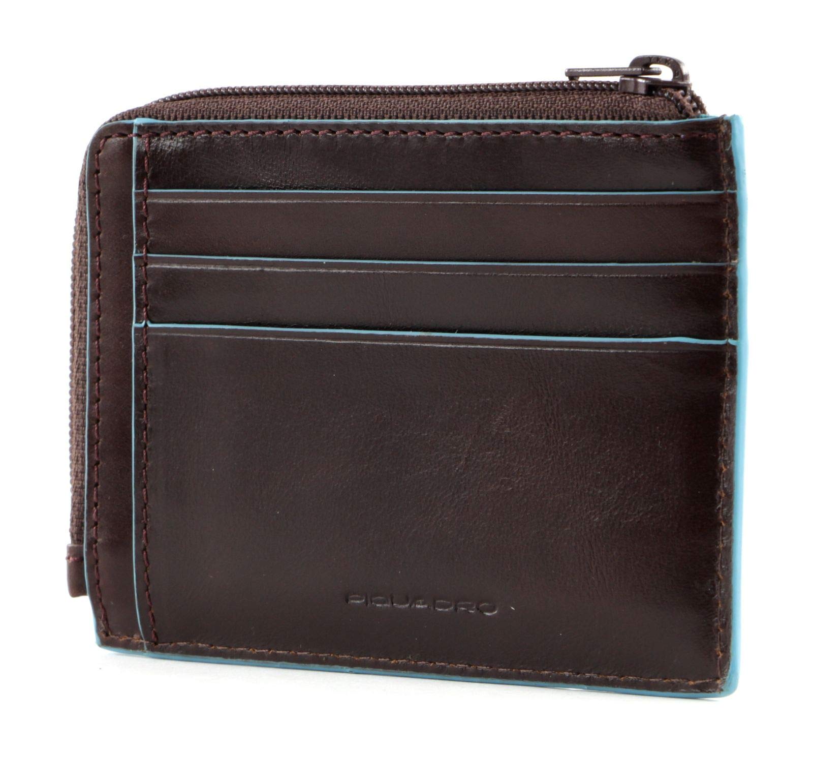 PIQUADRO Porta Carte Di Credito In Pelle, Accessorio da Viaggio-Portafoglio Unisex Adulto | Protezione antifrode, Vani organizzati, Compatto, Uso quotidiano