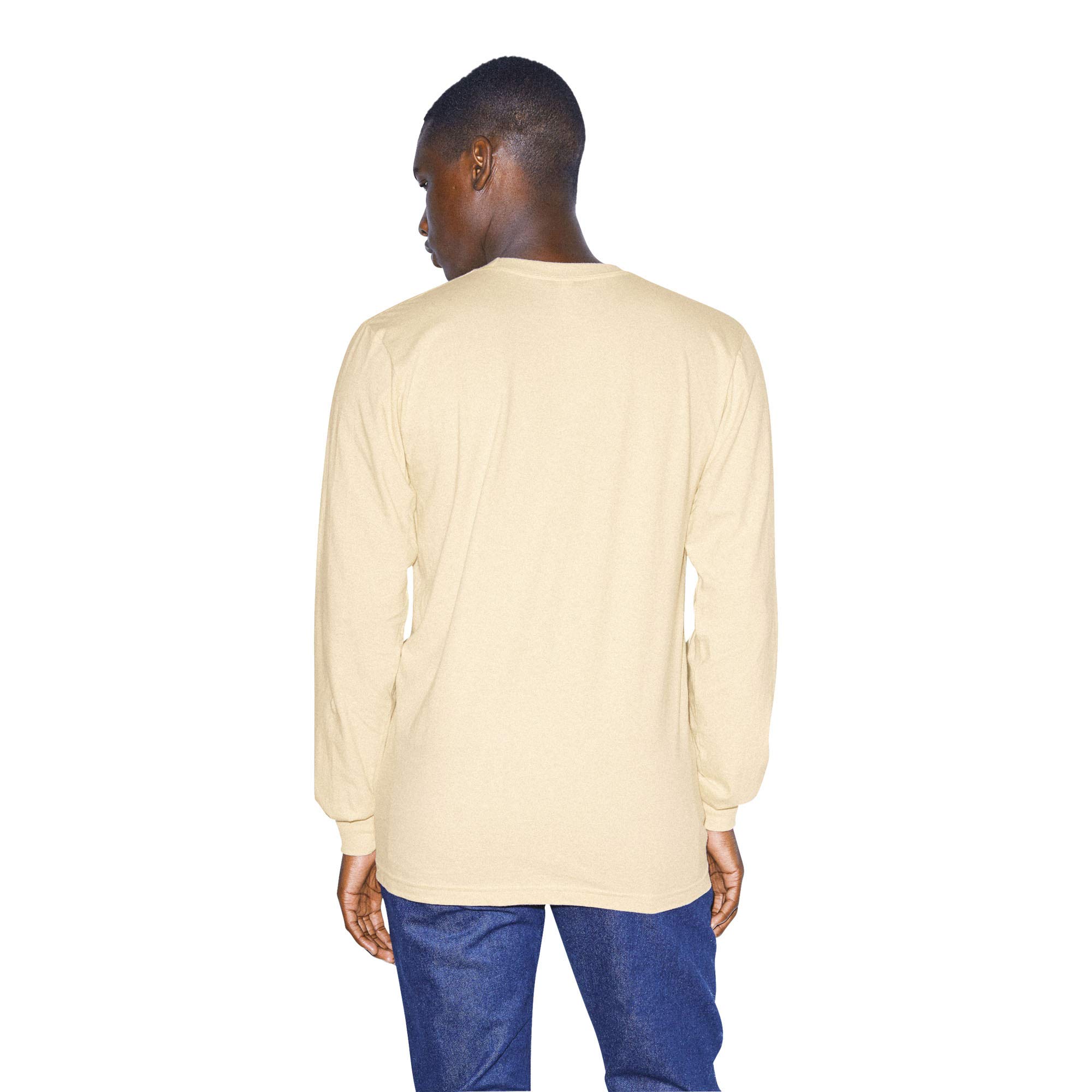 American Apparel Fine Jersey Crewneck Long Sleeve T-Shirt T-Shirt Femme (Lot de 1)