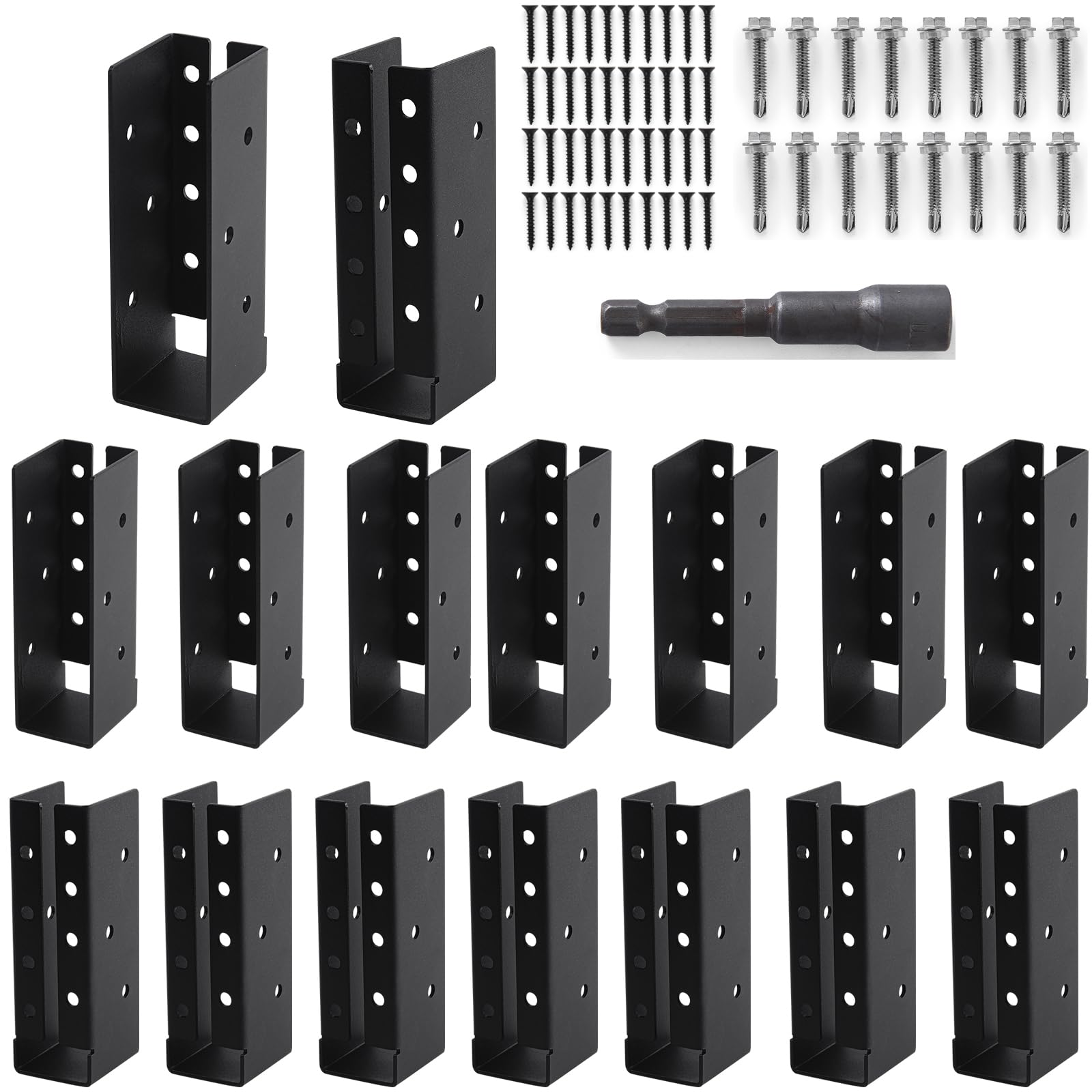 Concealed Joist Hangers - 24 Pack -20 Concealed Joist Hangers - 24 Pack -20