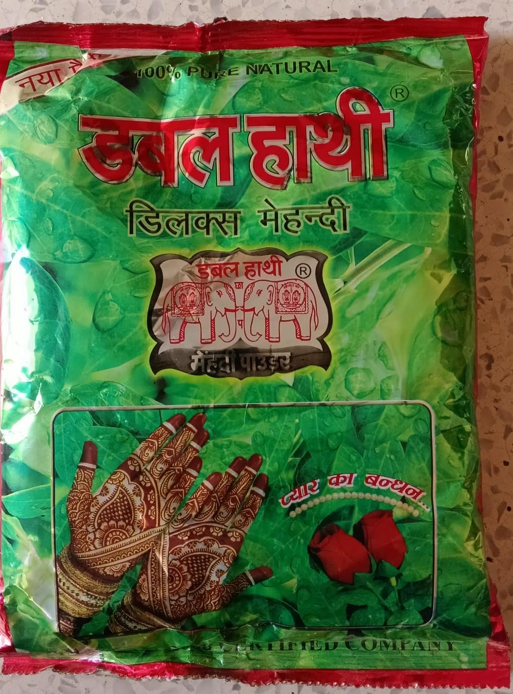 DOUBLE HATHI 100% Natural Mehndi Powder-2kg (Pack 2) 1kg*2=2kg-picture-21