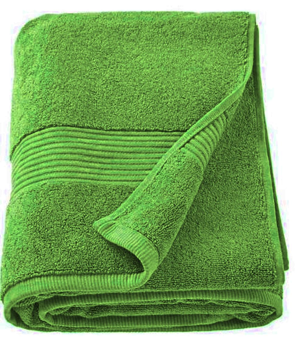 Premium Extra Large Super Jumbo Bath Sheets 100% Egyptian Cotton Super Soft Luxury Towel 500 GSM (Lime Green, 1)