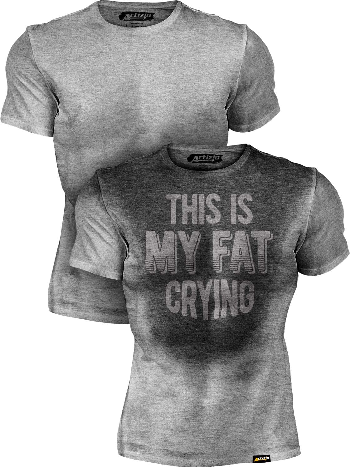 ActizioActizio Schweiß Aktiviert Herren Gym Sport Training Fitness T-Shirt - This is My Fat Crying