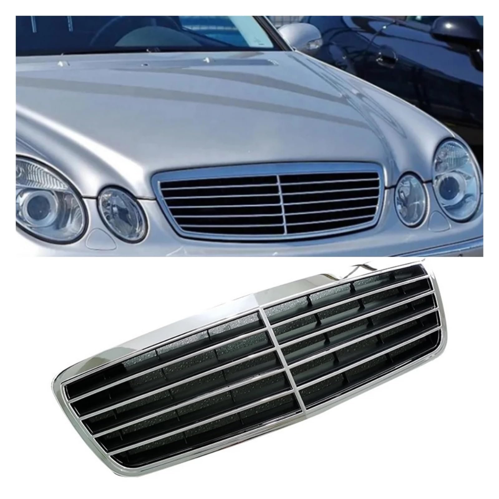メルセデス・ベンツ W210 Eクラス前期モデル（1995年〜1999年）用のフロントグリル Amazon | フロントバンパーグリル メルセデスベンツ Eクラス W210 E240